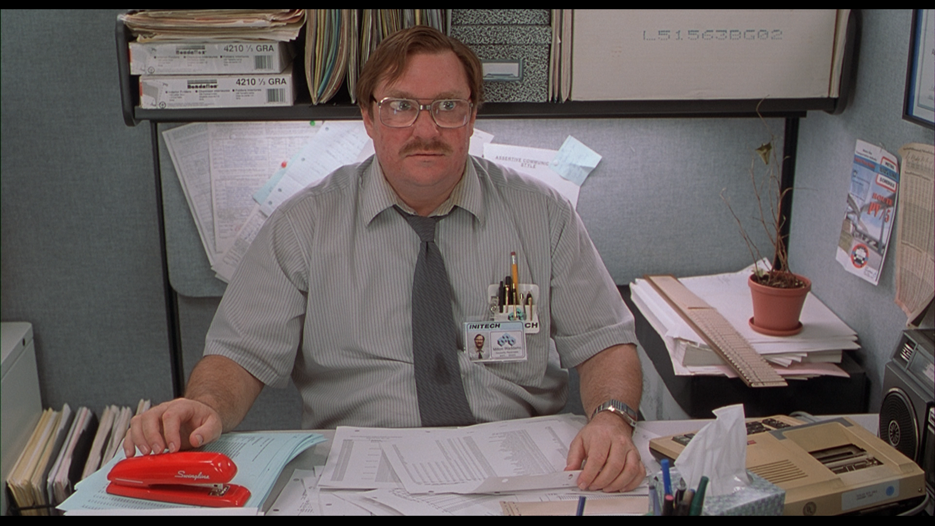 TPS reports. TPS reports everywhere.
