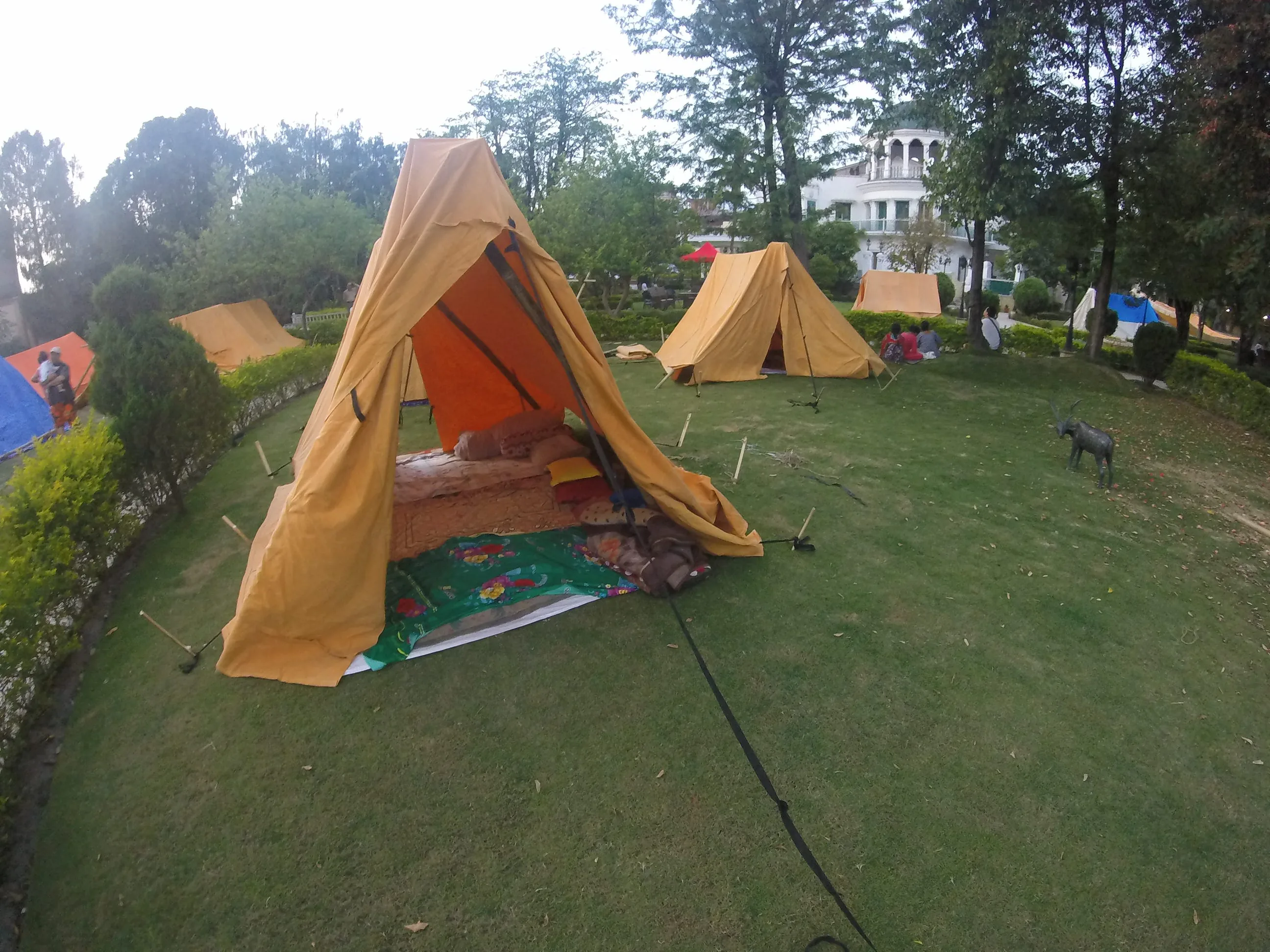 Want to sleep outdoors? No, not really.
