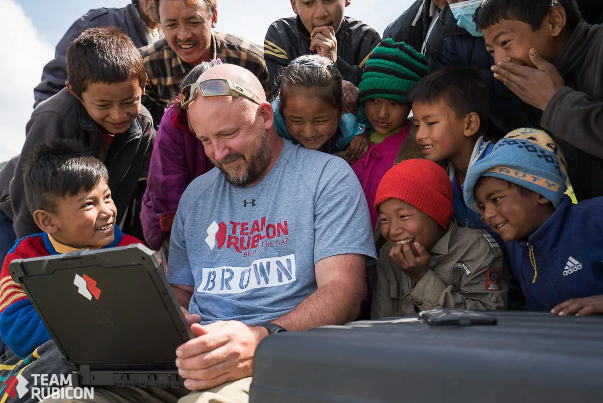 Team Rubicon member in Nepal with Operation Tenzing