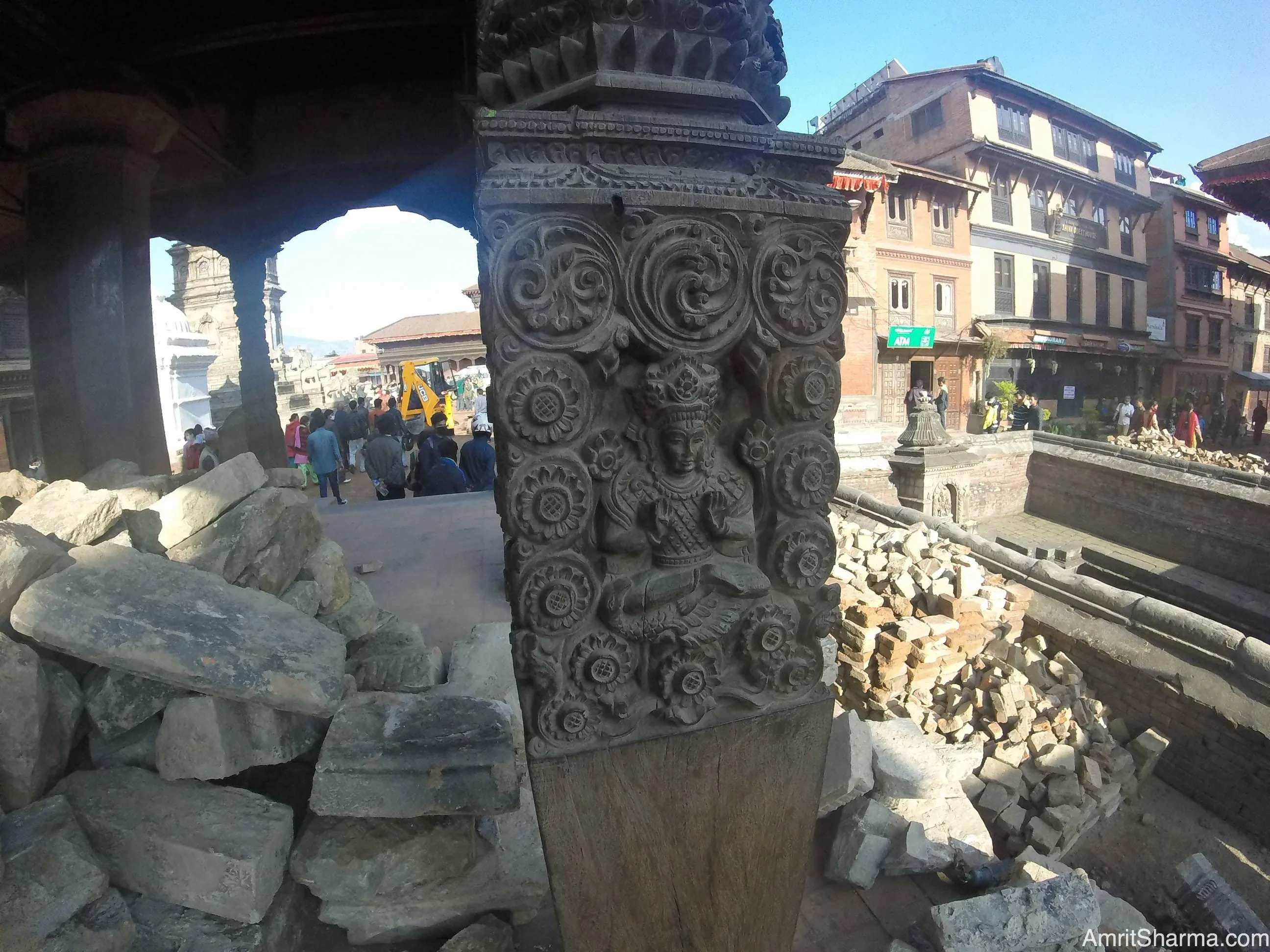 Rubble from Vatsala Temple