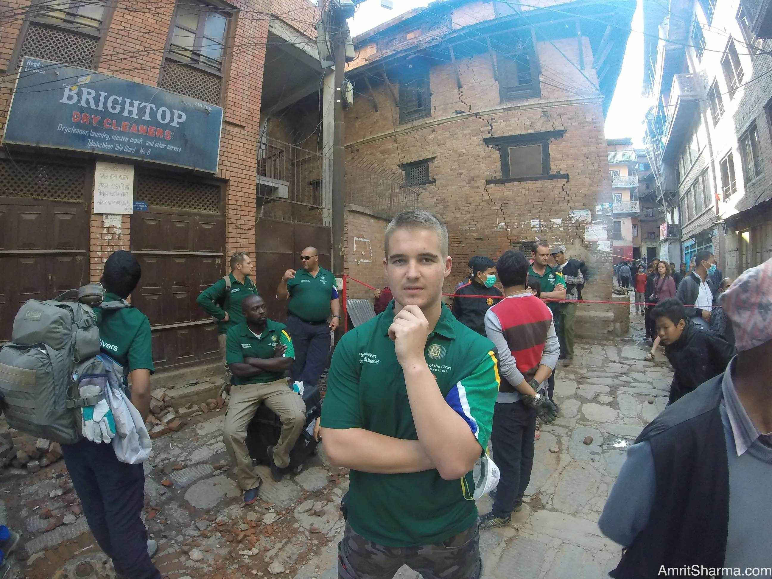 Steven Crawford, 28, from South Africa’s Gift of the Givers Foundation