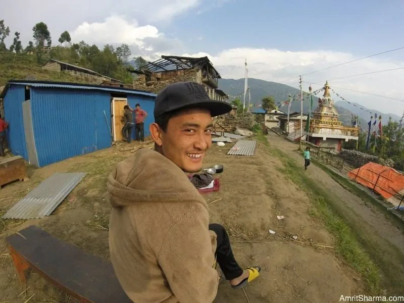Smiling in the face of tragedy. That’s the story of Nepal.