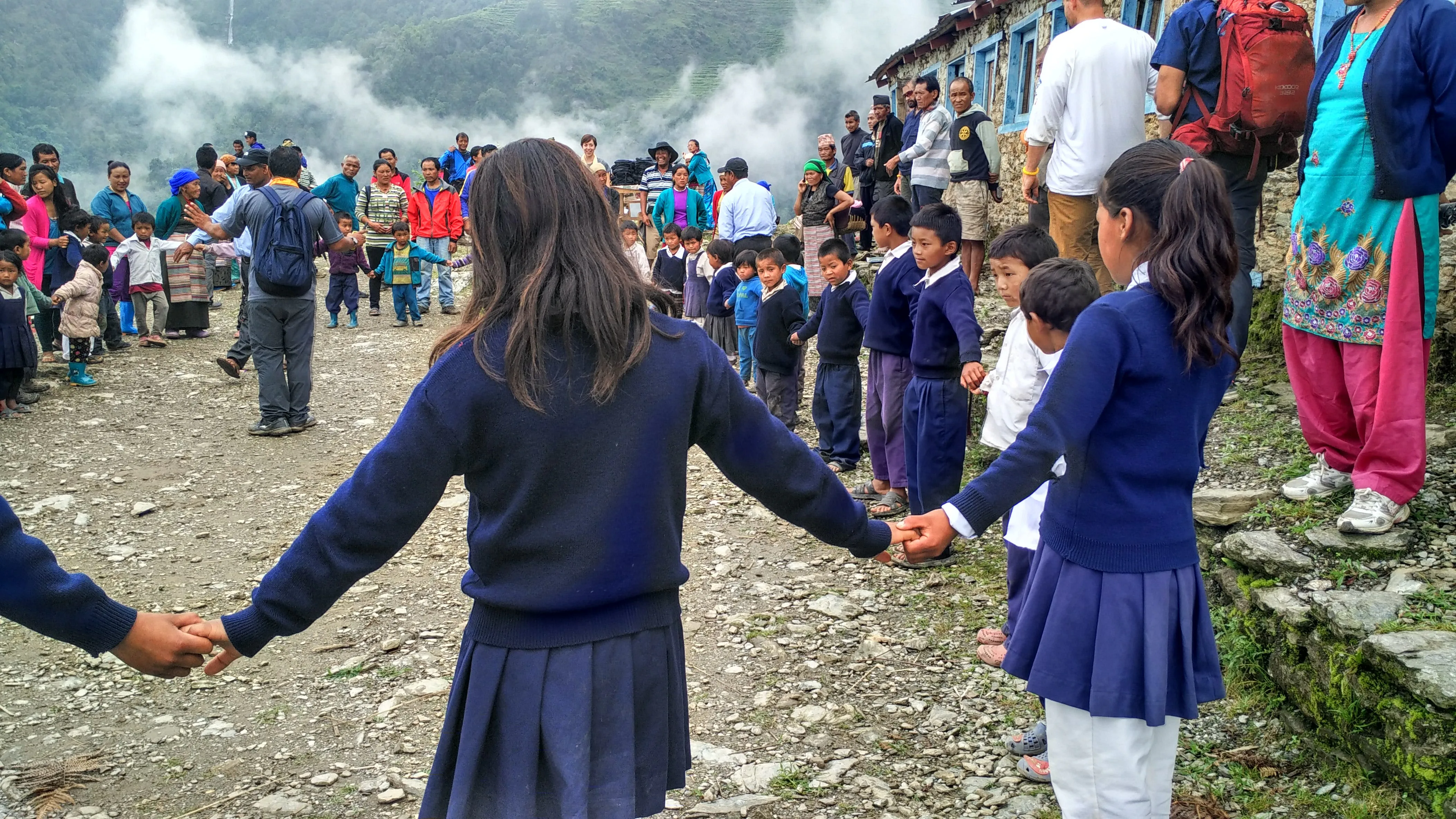 Gokul Thapa leads a kids camp. It was a hoot.